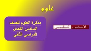 مذكرة العلوم للصف الخامس الفصل الدراسي الثاني