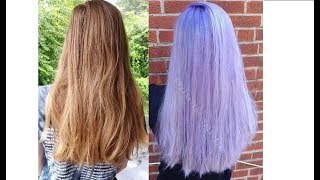 Dying my BFF's hair Lavender | Kylie The Jellyfish