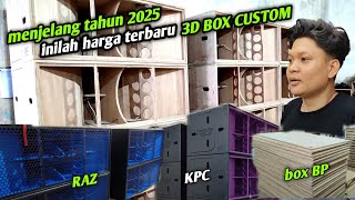 INFO HARGA TERBARU 2025..!!! 3D BOX CUSTOM OPEN ORDER. BOX BP , MINIONS MULAI PROSES