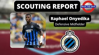 Scouting Report: Raphael Onyedika (Defensive Midfielder, Club Brugge/Nigeria)