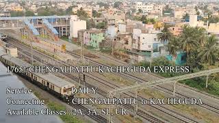 MID MOUNT LIGHTHOUSE WAP4 POWERING 17651 CHENGALPATTU KACHEGUDA EXPRESS