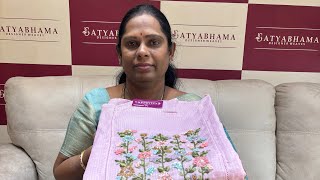 designer wear dress materials/ SATYABHAMA DESIGNER WEAVES