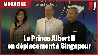 Le Prince Albert II en déplacement à Singapour