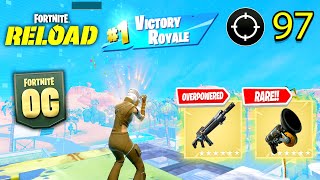 OG Fortnite Reload | Mythic Pulse Rifle \u0026 Jules Grappler | High Kill Gameplay | Keyboard \u0026 Mouse