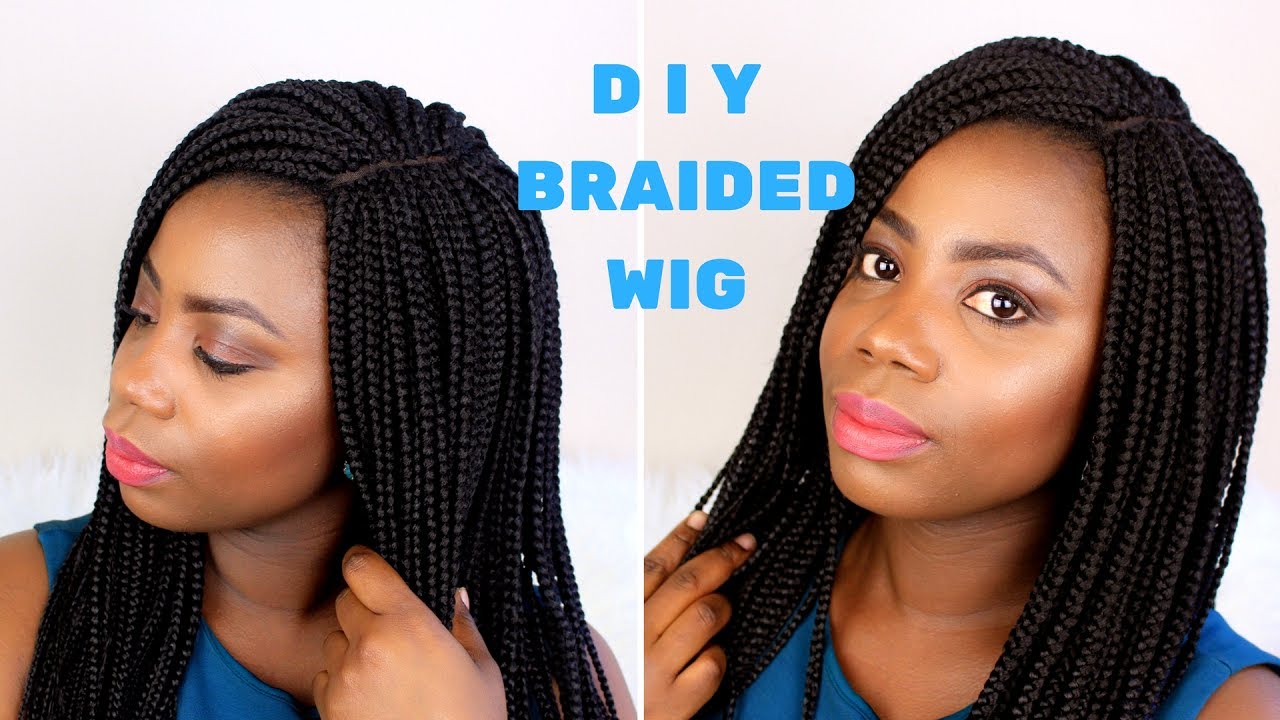 Diy Braided Wig Tutorial Beginner Friendly Youtube
