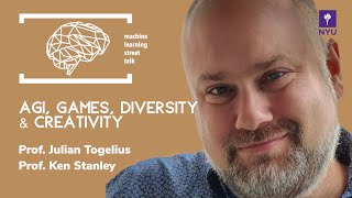 #81  JULIAN TOGELIUS, Prof. KEN STANLEY - AGI, Games, Diversity \u0026 Creativity [UNPLUGGED]