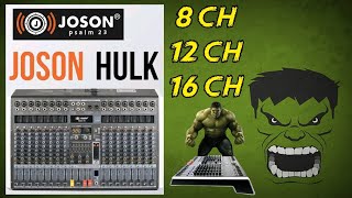 Joson Hulk Series Mixer (8,12,16 channel)