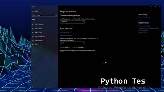 Fix Python on Git Bash (Win10)