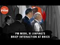 Watch: PM Modi, Chinese President Xi Jinping's brief interaction at BRICS Summit