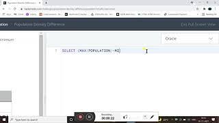 POPULATION DENSITY DIFFERENCE - HACKERRANK SOLUTION || SQL || IN ORACLE