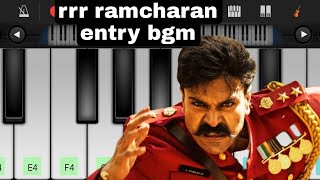 rrr ramcharan entry bgm mobile piano tutorial