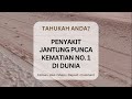 Penyakit Jantung Punca Kematian No. 1 Dunia!