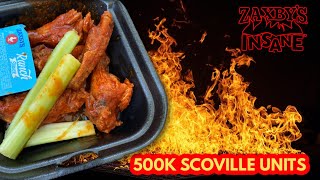 Zaxby's Insane Wings 500,000 Scoville Heat Units