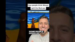 How MOSES SPLIT THE RED SEA!😲😱 #shorts #God #moses #bible #supernatural