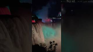 Niagara Falls - day \u0026 night view. I’m SO done with winter. Can we fast-forward to summer ? #shorts