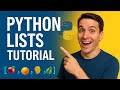Python Lists Tutorial with real Examples | List Methods, Indexing & Slicing Explained