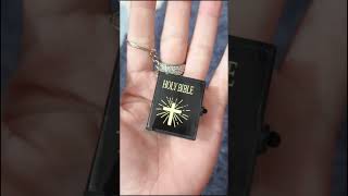 This mini Bible helps me so much ☦️#jesus #bible #god #christain