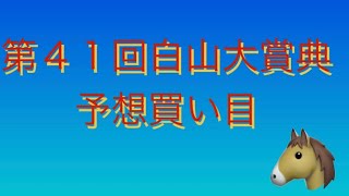 白山大賞典２０２１予想