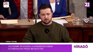 Tv21 Ungvár - Volodimir Zelenszkij a Kongresszusban: az amerikaiak pénze befektetés