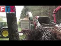 Amazing Wood Chipper Machine Strong Working Skill, Fastest Tree Shredder Destroy Big Tree Equipment