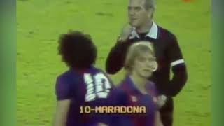 Crazy  fight including Maradona - Barcelona vs Athletic Bilbao (1984)