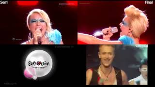 Sunstroke Project & Olia Tira  Run Away 3split Eurovision 2010 Moldova