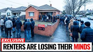 200 Melbourne Renters FIGHT for ONE Home — The Footage is DEVASTATING