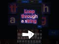 String iteration in python | loop through string | #12 python tutorial