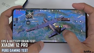 Xiaomi 12 Pro PUBG Mobile Gaming test 90 FPS | Snapdragon 8 Gen 1