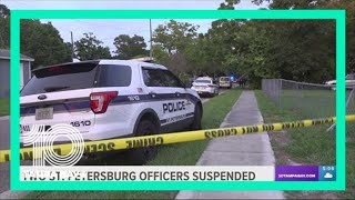 2 St. Pete police officers suspended in separate cases