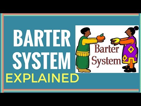 What is barter trade system?