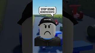 STOP USING REMOTEEVENTS!! #roblox #scripting