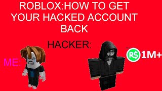 Roblox Account Stolen Videos 9tube Tv - roblox how to get your hacked account back