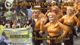 Kirab Budaya dan Ruwat Bumi di Desa Podosari | Meriahnya Sambutan Bulan Legeno