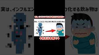 実は、インフルエンザを15秒で無力化する飲み物の雑学