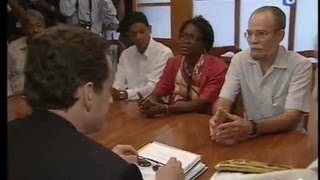 Nicolas Sarkozy rencontre Aimé Césaire