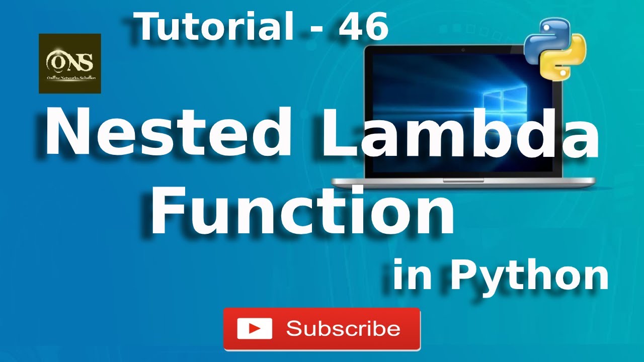 Nested Lambda Function In Python Tutorial 46 Python Tutorial