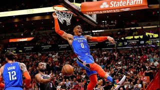 Russell Westbrook MOST VICIOUS & ELECTRIFYING DUNKS Of His Career