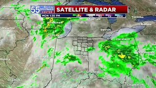 Cool Tuesday, spotty light rain showers