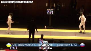 Montreux 2015 WE European Championship T32 08 yellow Logunova T RUS vs Shemyakina Y UKR