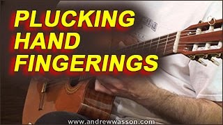 Guitar: Plucking Hand Fingering