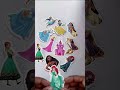 Top 10 Disney Princess Stickers | #princess #disney #diy #craft #sticker #art #shorts