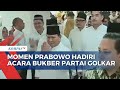 Hadiri Acara Bukber Partai Golkar, Prabowo Disambut Hangat Airlangga Hartarto