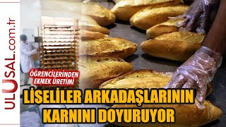 Ardahan'da lise öğrencileri arkadaşlarının karnını doyuruyor