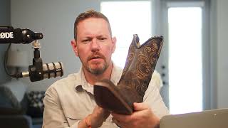 LuccheseTerlingua Elephant Hide Cowboy Boot Unboxing