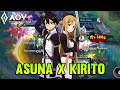 Asuna x Kirito Duet | Butterfly Gameplay - Arena of valor