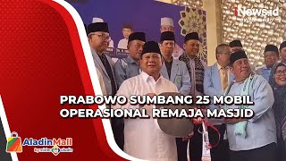 25 Mobil Operasional Masjid Diberikan Prabowo saat Milad ke-45 BKPRMI