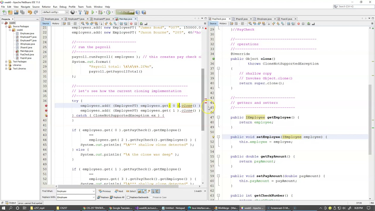 6 3 Employee Payroll Interfaces Example Continued Youtube