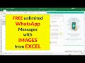 Send FREE WhatsApp Messages with Image from Excel