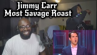 Jimmy Carr Most Savage Roasts | (PUTTING MY BRO ON BRITISH COMEDY)